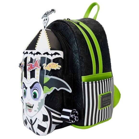 Loungefly Beetlejuice Carousel Hat Light Up Cosplay Mini Backpack - Picture 2 of 6